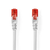 Nedis Omrežni kabel CAT6 | RJ45 Moški | RJ45 Moški | U/UTP | 20,0 m | Okrogla | PVC | Bela | Oznaka
