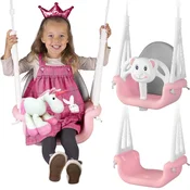 Ricokids Gugalnik z vedro medvedek Ricokids 3v1, roza