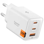 Stenski 47W polnilec Spigen EE473EU 2x USB-C, Quantum Boost - white