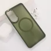 Maska Mag Case Candy Shield za Samsung S25 Edge tamno zelena