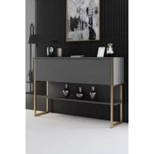 Aberto Design Komoda Luxe 120x80x30cm Zlatno-Antracit