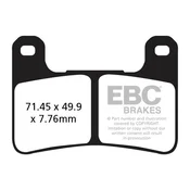 Klocki hamulcowe EBC EPFA379HH Extreme Pro (kpl. na 1 tarcze)