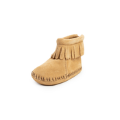 Minnetonka Copatki za prve korake Back Flap, rjava