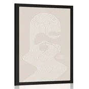 Plakat edinstveni vzorec mavrice Mid-Century - 60x90 no frame
