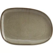 F2D plitev krožnik Ceres Grey 23x33 cm