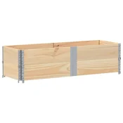 Vidaxl Paletni okvirji 2 kosa 150x50 cm trdna borovina