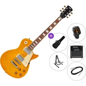 PSD Guitars LSP-100 SET Yellow Električna kitara