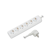 PRC razdelilni kabel, (6 vtičnic, 5 m)