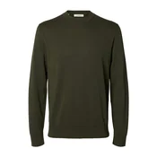 SELECTED Pulover SLHTorino temno zelena