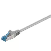 GOOBAY S/FTP (PiMF) CAT 6A patch 0,5 m sivi mrežni povezovalni kabel