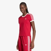 Majice adidas Pinstripe Short Sleeve Slim Tee Team Victory Red/ White/ Team Victory Red M