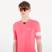 Dres Rapha Mens Core Lightweight Jersey High-Vis Pink/ White XL