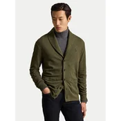Polo Ralph Lauren Pletena jopica 710877008500 Temno zelena Regular Fit