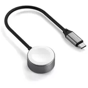 Satechi USB-C Magnetic Fast-Charging Cable for Apple Watch - Space Gray