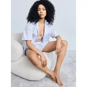 Calvin Klein Underwear Spodnji del pižame  svetlo modra / bela
