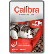 Calibra Cat pocket Premium Adult piščanec in govedina 100g