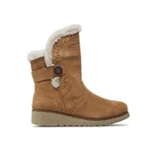 Skechers Škornji Cozy Peak 49811/TAN Rjava