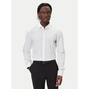 HUGO Srajca Koey 50549766 Bela Slim Fit