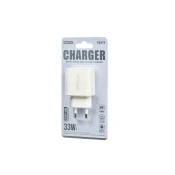 Kućni punjač REMAX Kiddy RP-U122 33W A+C Fast Charger beli