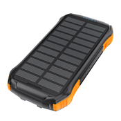 Choetech B658 powerbank s solarnim polnjenjem 2x USB 10000mAh (črno-oranžna)