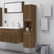 Kupaonski ormaric boja smedeg hrasta 30 x 30 x 130 cm drveni
