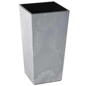 shumee Porto siv betonski cvetlični lonec v 68 x 35 x 35 cm