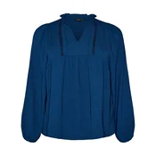 Zizzi Bluza CAWHITNEY temno modra
