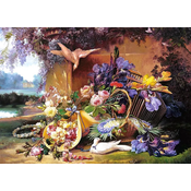 Castorland - Puzzle Elegantno tihožitje z rožami Nova kolekcija - 2 000 kosov