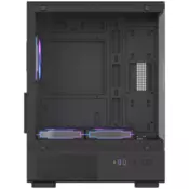 Formula kućište računala - Crystal Z1CM V2 Black (crno, s prozorom, mATX, 1xUSB 2.0, 1xUSB 3.0, 1xType-C)
