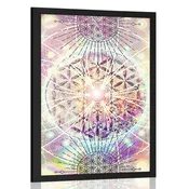 Plakat Mandala v zanimivi varianti - 60x90 no frame