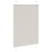 Plisirana roleta svijetlosiva 100x150 cm širina tkanine 99,4 cm