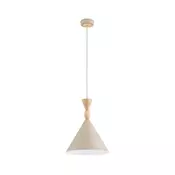 Luster na sajli FERYT 1xE27/15W/230V bež