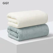 GGT Set peškira, 35x75cm, 2 komada, Belo-zeleni