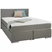 BOXSPRING KREVET 140/200 cm  siva