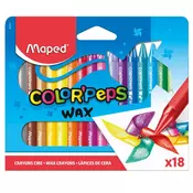 Set voštanih bojica Maped Color Peps, 18 boja