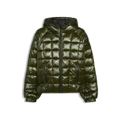 Bershka Prehodna jakna temno zelena