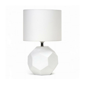 Omega PTL20218B Stona lampa 25W, Bela