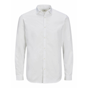 JACK & JONES Muška košulja Slim fit JPRBLACARDIFF SHIRT L/S NOOS bela