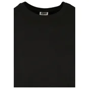 Eco-friendly fitted stretch T-shirt in black