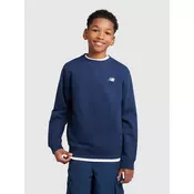 New Balance French Terry Small Logo Crew Kids Sweater heron blue
