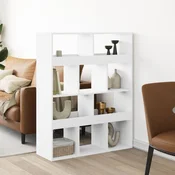 VIDAXL Pregrada za prostor bela 100x33x125,5 cm inženirski les