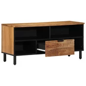 TV ormar s ladicama Smeda 100 x 33 x 46 cm Cvrsto drvo manga