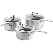 GreenPan Premiere Casserole Set 3-piece Stainless Steel
