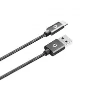 ALIGATOR PREMIUM 2A kabel, Micro USB 50 cm, črn
