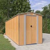 vidaXL Vrtna lopa svetlo rjava 192x689x223 cm pocinkano jeklo