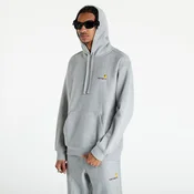 Mikina Carhartt WIP Hooded American Script Sweat Grey M