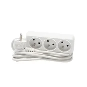 Podaljševalni kabel 3 vtičnice 3m bel 64123