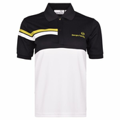 Majica za djecake Sergio Tacchini Volti Jr Polo - black/yellow