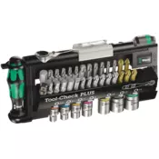 WERA Tool-Check PLUS ratchet with bits assortment