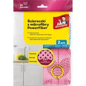 shumee Jan Niezbędny dvostranske krpe iz mikrovlaken z biseri PowerFiber 2 kosa.